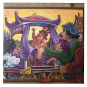 天皇新装美術 タイル (正面)