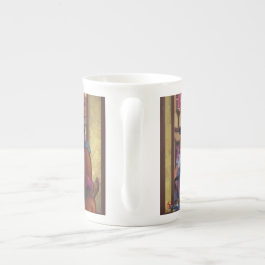 天皇新装美術 ボーンチャイナマグカップ (裏面)