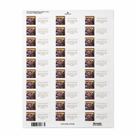 天皇新装美術 ラベル (フルシート)