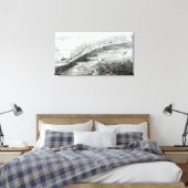 天皇陛下と護衛離れの キャンバスプリント (インサイチュ (寝室))