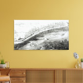 天皇陛下と護衛離れの キャンバスプリント (インサイチュ (リビング))