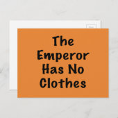 天皇陛下には衣服を着ず ポストカード (正面/裏面)