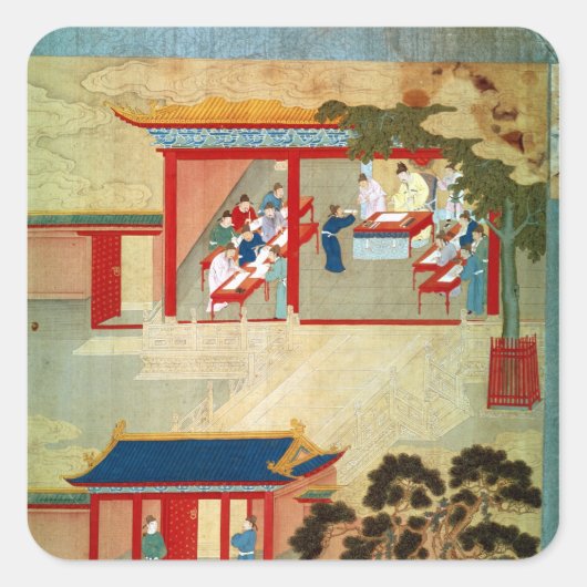 天皇陛下の官吏に関する試験 スクエアシール (正面)