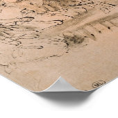 天皇陛下の御座に臨む ポスター (角)