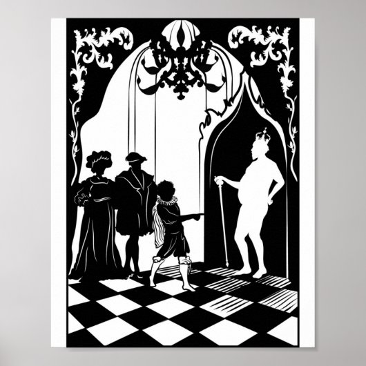 天皇陛下の新しい洋服のポスター ポスター (正面)