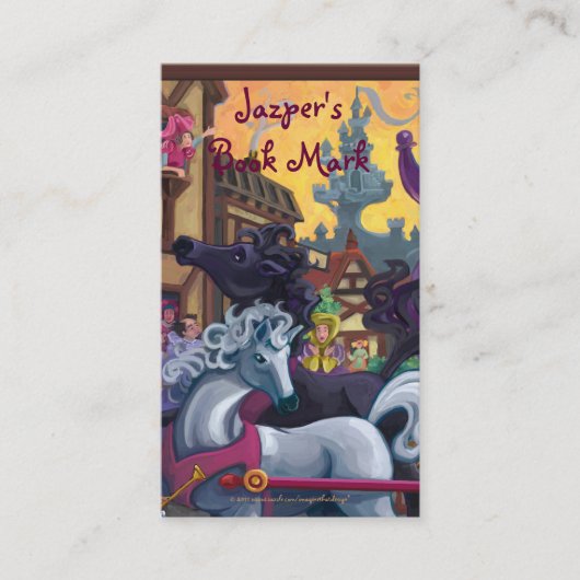 天皇陛下の新しい衣服のしおり 名刺 (正面)