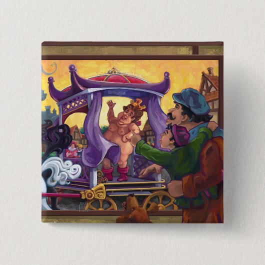 天皇陛下の新着 缶バッジ (正面)