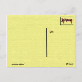 天皇陛下ハイレ・セラシーI ポストカード (裏面)