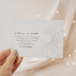 天真夜中のシルバー結婚スターズ 箔招待状<br><div class="desc">フォントとペアの白い背景に銀色の星をホイルに並べた美しい銀の三日月を特徴とするシナエレガントル結婚式招待状。簡単カスタマイズとお客様は当店のこのコレクションから多くのアイテムの中から選択できる。</div>