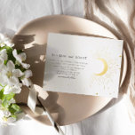 天真夜中のシルバー結婚スターズ 箔招待状<br><div class="desc">当社の金ゴールドコレクションは、フォントと組み合わせたビロードの真夜中の青い背景に、様々なデザインに金ゴールド星を持つ美しい三日月を備えてエレガントいる。お客様へのカスタマイズ簡単お客様は、当店のこのコレクションから多くのアイテムの中から選択できる。</div>