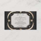 天真夜中ブラックスターズムーン結婚ズ エンクロージャーカード (正面)