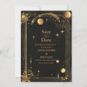 天真夜中ブラックスターズムーン結婚ズ セーブザデート (正面)