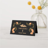 天真夜中ブラックスターズ結婚ズ プレイスカード (正面)