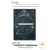 天真夜中ブルークレセントムーンディナー 出欠カード