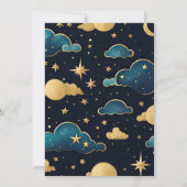 天真夜中ブルースターズムーン結婚ズ 招待状 (裏面)