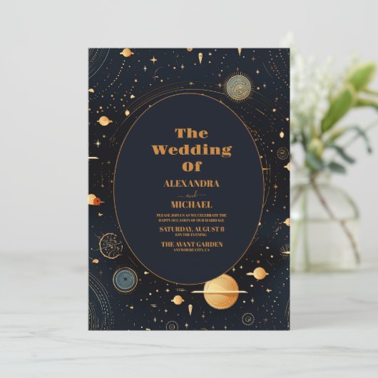 天真夜中ブルースターズムーン結婚ズ 招待状 (スタンド正面)