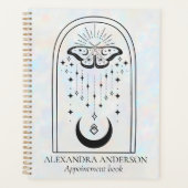 天真暗の蛾と月ホログラフィー プランナー手帳 (正面)