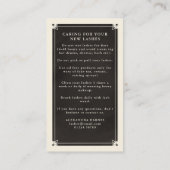 天眼タロットラッシュアフターケアカード 名刺 (裏面)