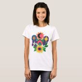 天眼花シンボルアート Tシャツ (正面フル)
