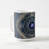 天眼 ─ 神聖幾何学十二星座宇宙 コーヒーマグカップ (正面左)