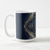 天眼 ─ 神聖幾何学十二星座宇宙 コーヒーマグカップ (左)