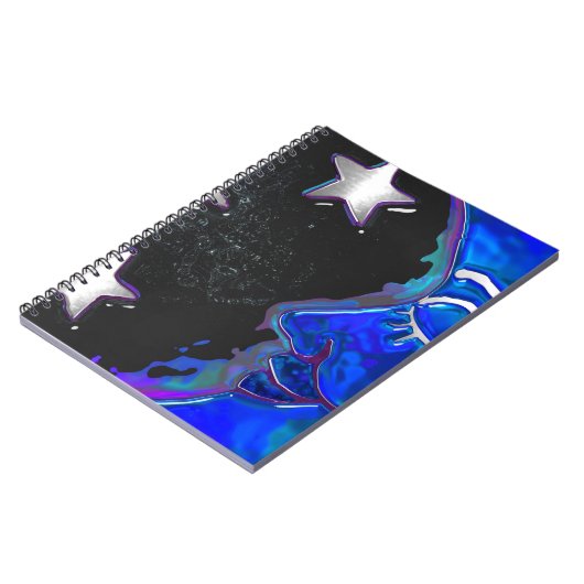 天神のモーメンズボヘミアンフォークアートジャーナル注記 ノートブック (左側)