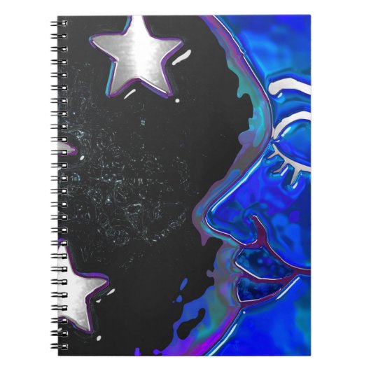 天神のモーメンズボヘミアンフォークアートジャーナル注記 ノートブック (正面)