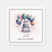 天神秘の宇宙天文学誕生会 スタンダードカクテルナプキン (正面)