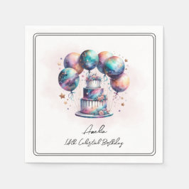 天神秘の宇宙天文学誕生会 スタンダードカクテルナプキン