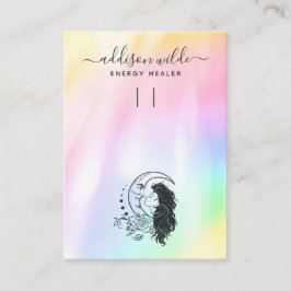 天神秘の月の女神キーチェーンディスプレイ 名刺