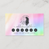 天神秘の月女神レインボー ロイヤリティカード (正面)