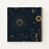 天神秘エレメンツ星印ゲストブック ノートブック (裏面)