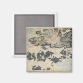 天神雷天神、鎌倉時代 マグネット (正面/裏面)