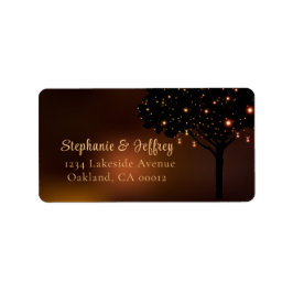天秋の夜弦の光結婚の ラベル