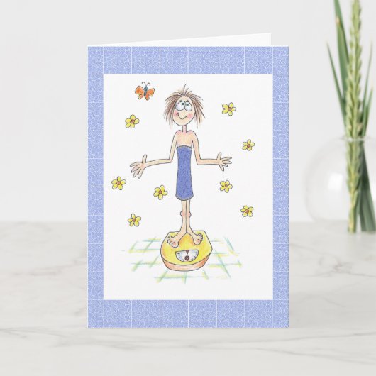 天秤を調整する（詩なし) カード (正面)