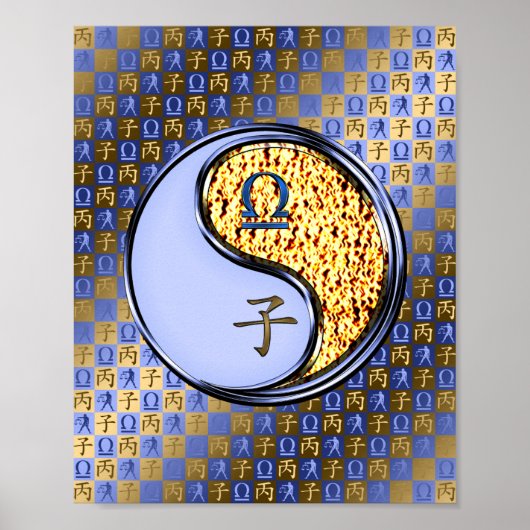 天秤座およびファイヤーラット ポスター (正面)