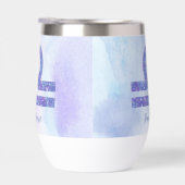 天秤座かわいらし占星術サイン紫パーソナライズされた (右面)