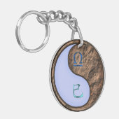 天秤座とアースネーク キーホルダー (正面左)