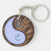 天秤座とアースネーク キーホルダー (裏面)