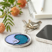 天秤座とウォーター・ラット キーホルダー (側面)