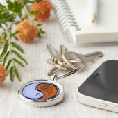 天秤座とウッドラット キーホルダー (側面)