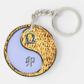 天秤座とファイアーラビット キーホルダー (裏面)