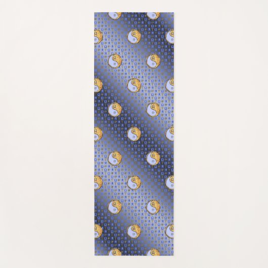 天秤座とファイアーラビット ヨガマット (正面)