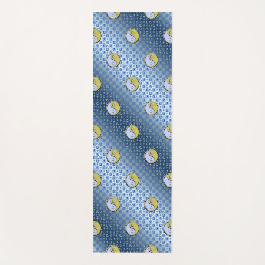 天秤座とメタルスネーク ヨガマット (正面)