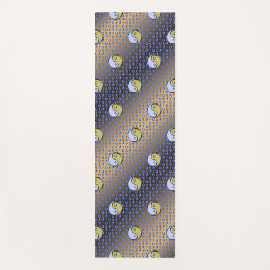 天秤座とメタルホース ヨガマット (正面)