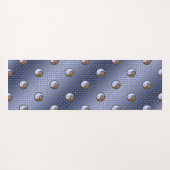 天秤座と地球うさぎ ヨガマット (裏面(横))