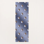 天秤座と地球うさぎ ヨガマット (裏面)