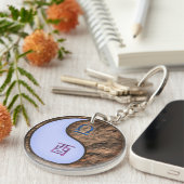 天秤座と地球の雄鶏 キーホルダー (正面右)