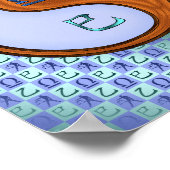 天秤座と木のヘビ ポスター (角)