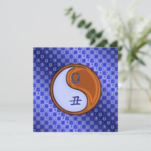 天秤座と木牛 カード (スタンド正面)